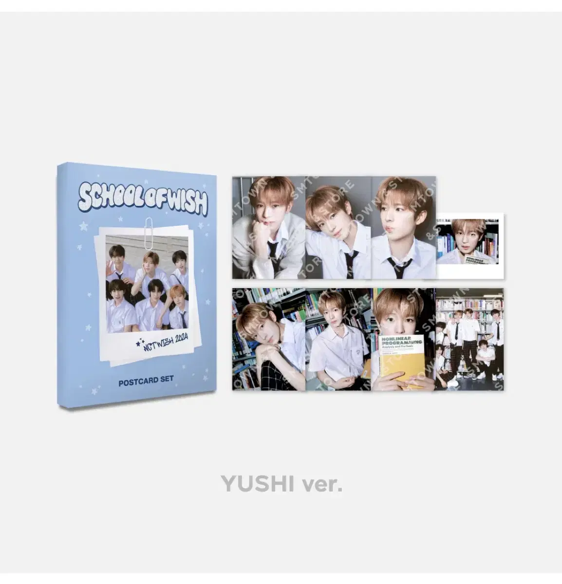 School of Wish u postcard Set Transfer