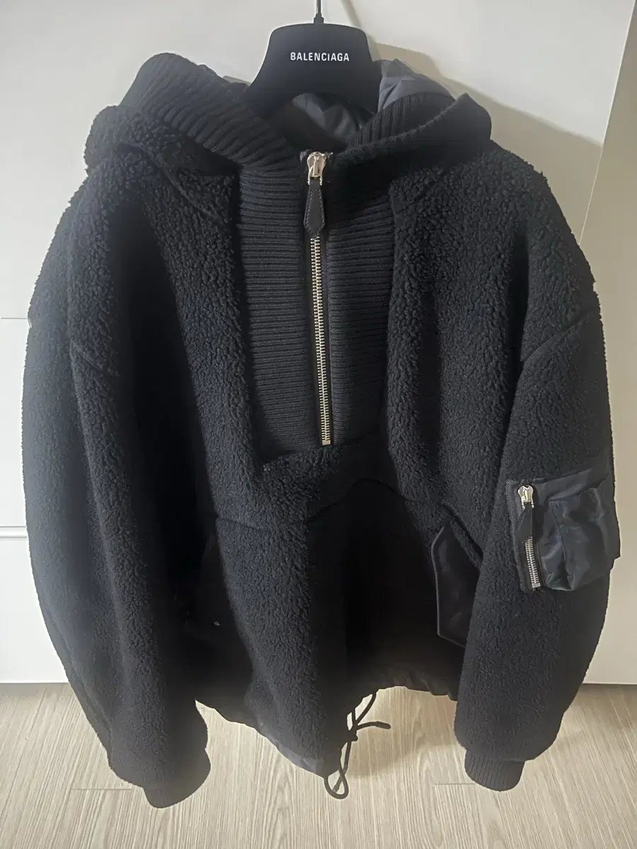 버버리 Logo Graphic Fleece Hooded Jacket