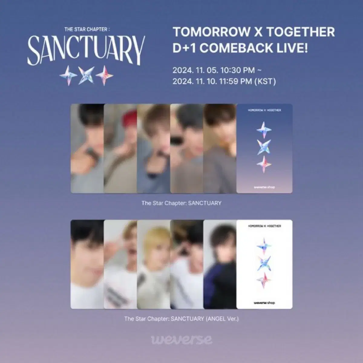 Lowest price taehyun Hooning left! ) txt weverse shop Sanctuary Comeback Live Pre-order Benefit