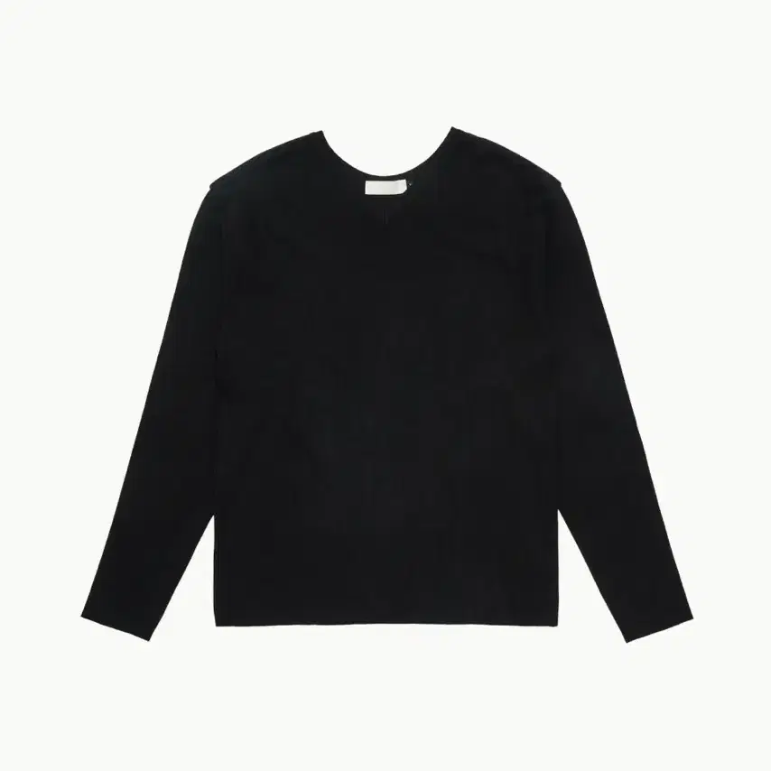 AMOMENTO 아모멘토 two way neck pullover 블랙