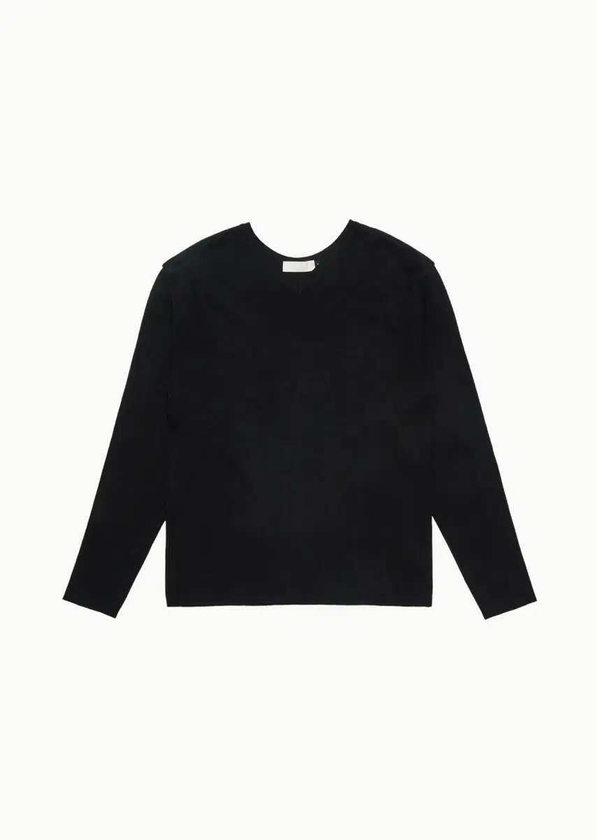 AMOMENTO 아모멘토 two way neck pullover 블랙