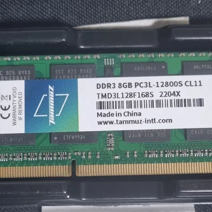 노트북용 DDR3 8G 12800 PC3L