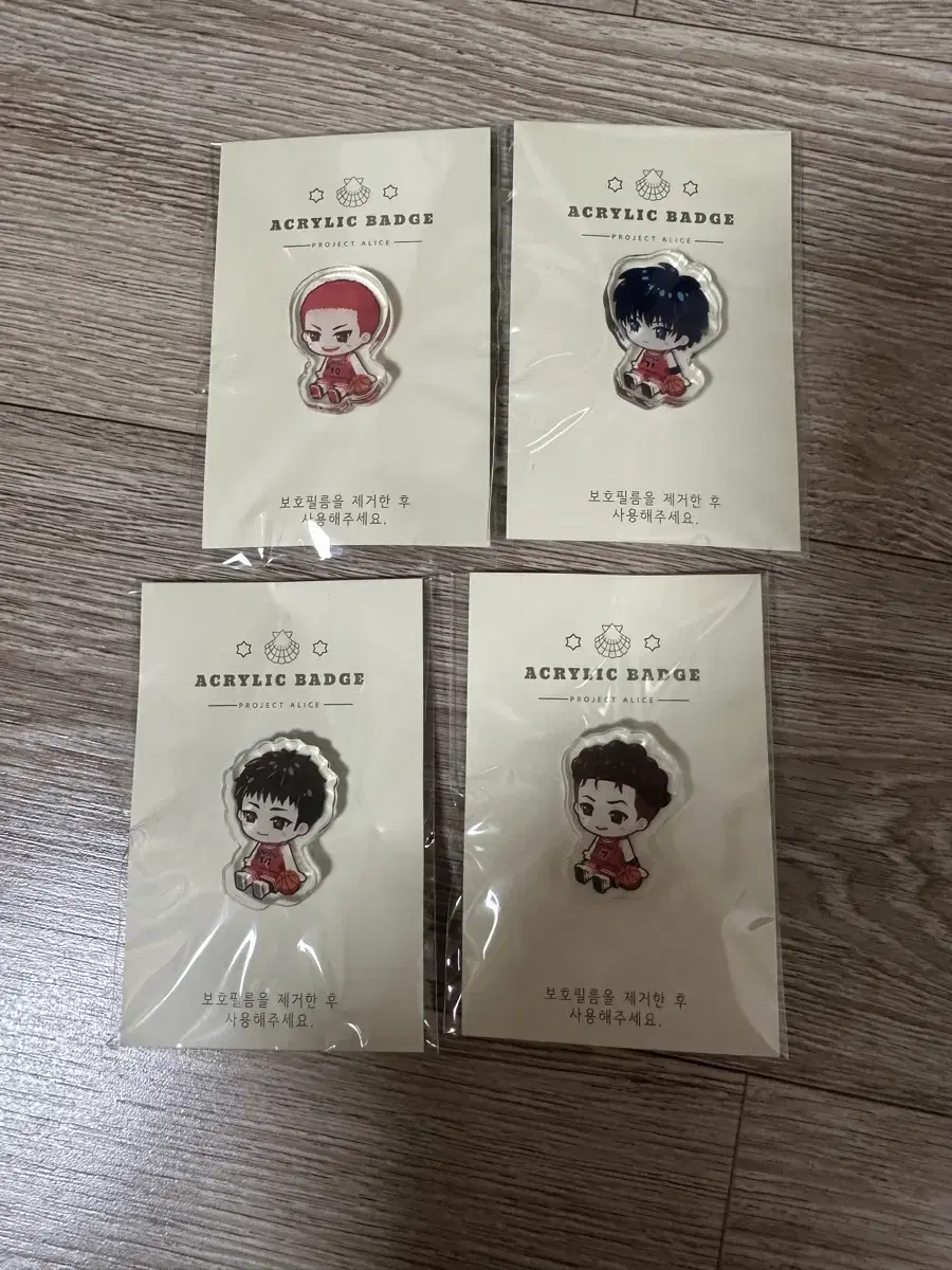 Unsealed) SLAM DUNK Sleek Seo Tae-woong Kang Baekho Jung Dae-man Song Tae-seop acrylic Badge Transfer