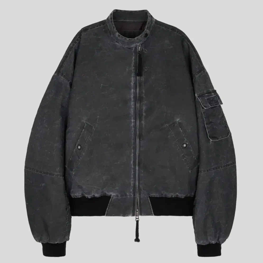 ETCE 워시드 크롭 봄버 L WASHED CROP BOMBER