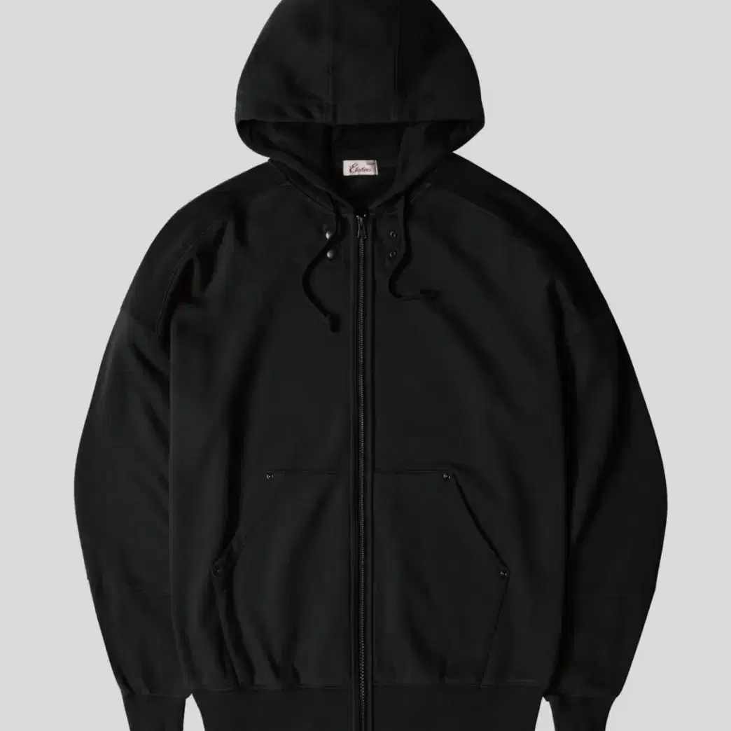 ETCE 후드집업 WASHED HOOD ZIP-UP (BLACK) M