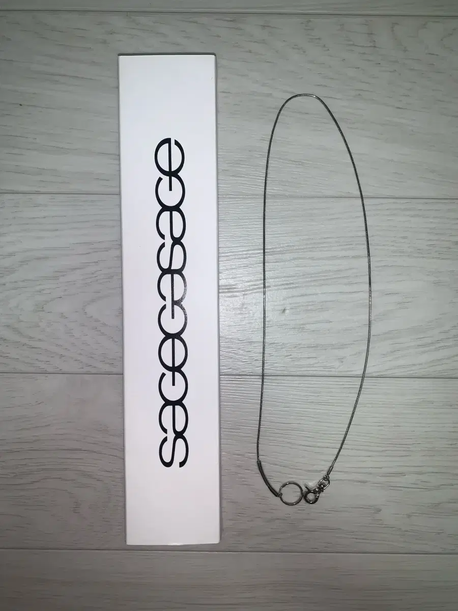 판매) 세이지가세이지 3way Steel Necklace 2사이즈