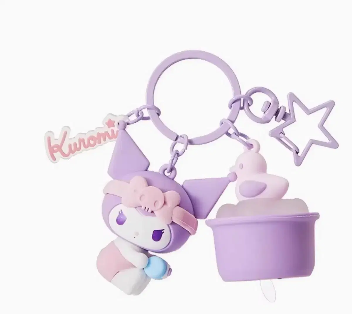 Sanrio Kuromi Necklace Keyring