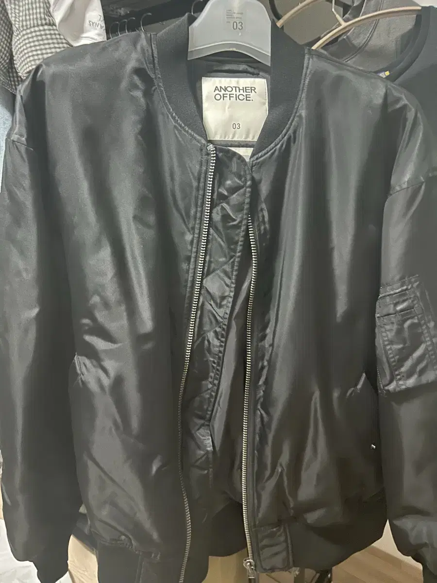 어나더오피스 Neo MA-1 jacket(Ink-black) 03사이즈