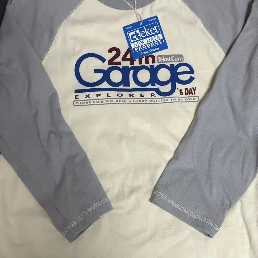 테켓 나그랑 롱슬리브 Garage L/S Tee Cream