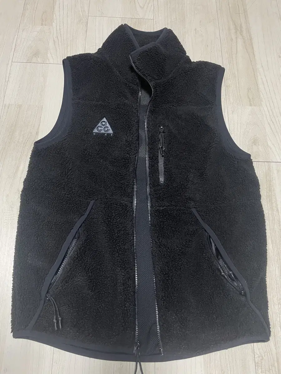 Nike ACG Sherpa Fleece Hooded Fleece Jacket Vest Jo