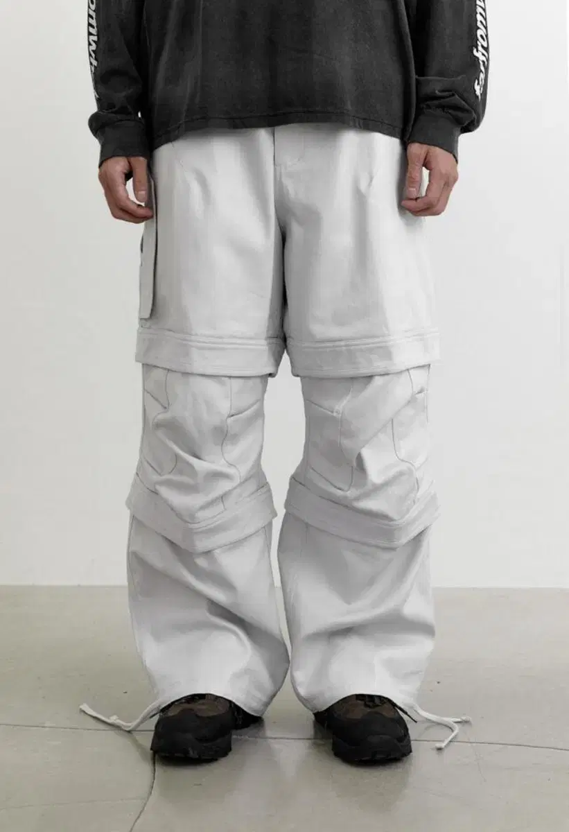 Pa'akai Layered Pants Cream 2