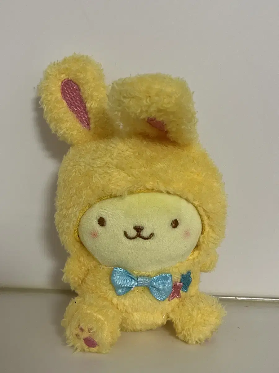 Bunny Hair Pompompurin Mascot Doll