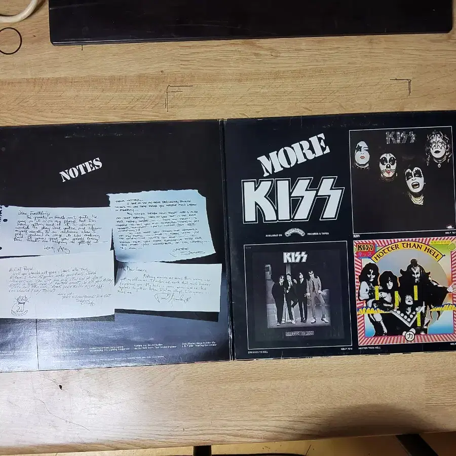 KISS 2LP 음반 (LP 턴테이블 오디오 앰프