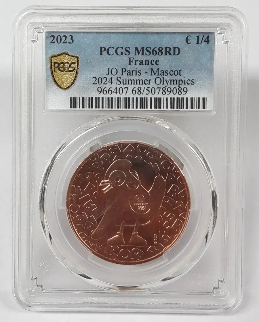 2024년 프랑스 2024 하계 올림픽 마스코트 PCGS 최고등급 주화