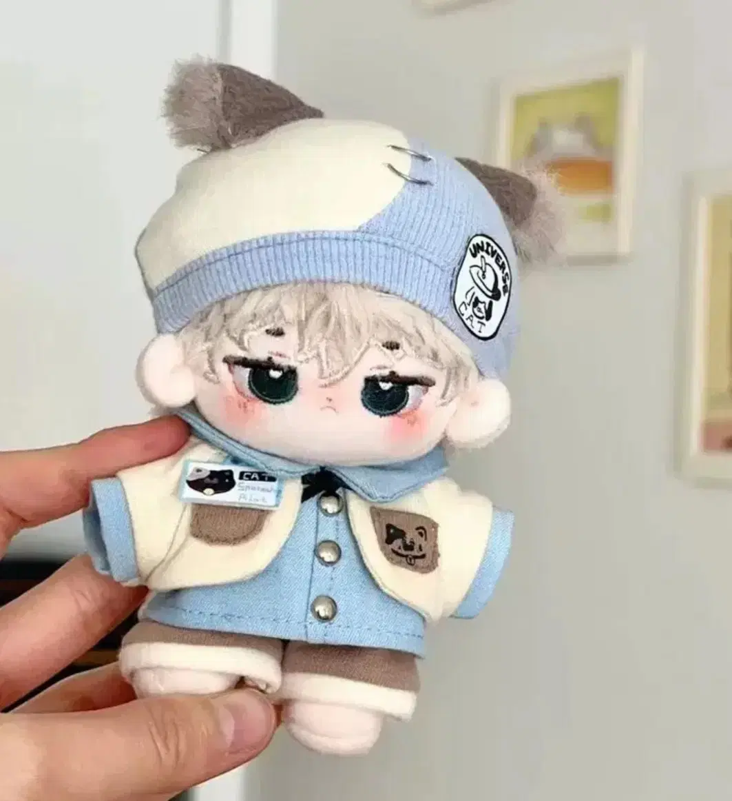 10cmDoll Clothes Jacket Hat Set