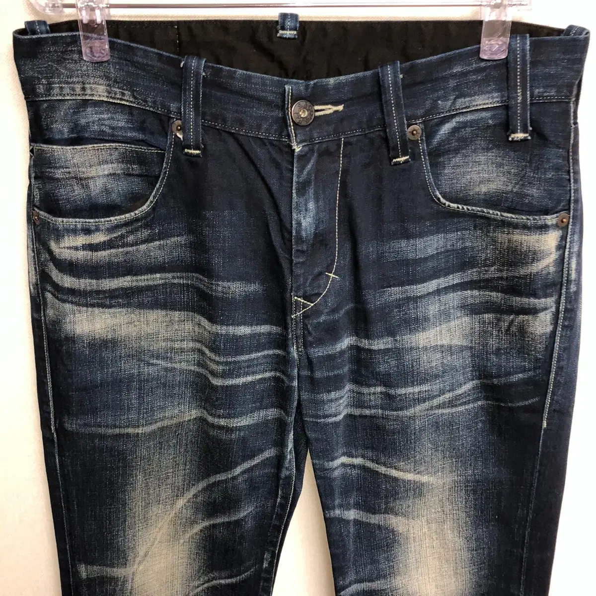 Levi's 504 스트레이트 핏 데님 팬츠(W34)