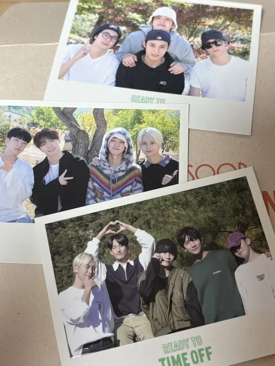 Seventeen in the Woods photocard, postcard wts