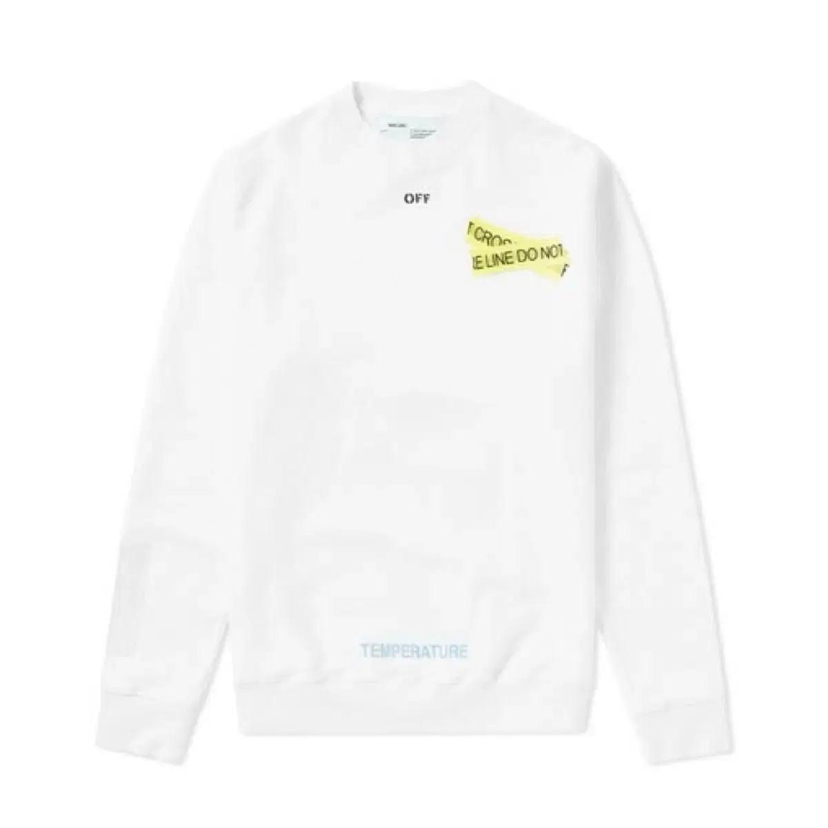 (New) Off-White Man-to-Man_Yellow Cross