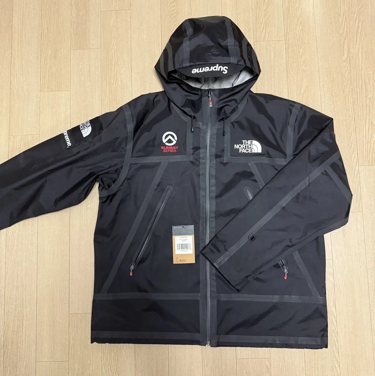 [New XL] Supreme The North Face Summit Tape Seam Jacket Black Summit