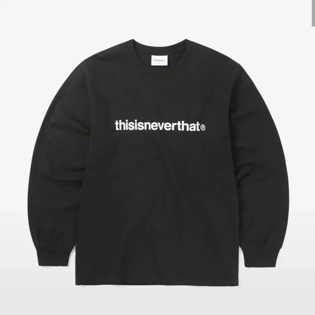 (New, never worn, XL) This Is Never That Logo Long Sleeve Black