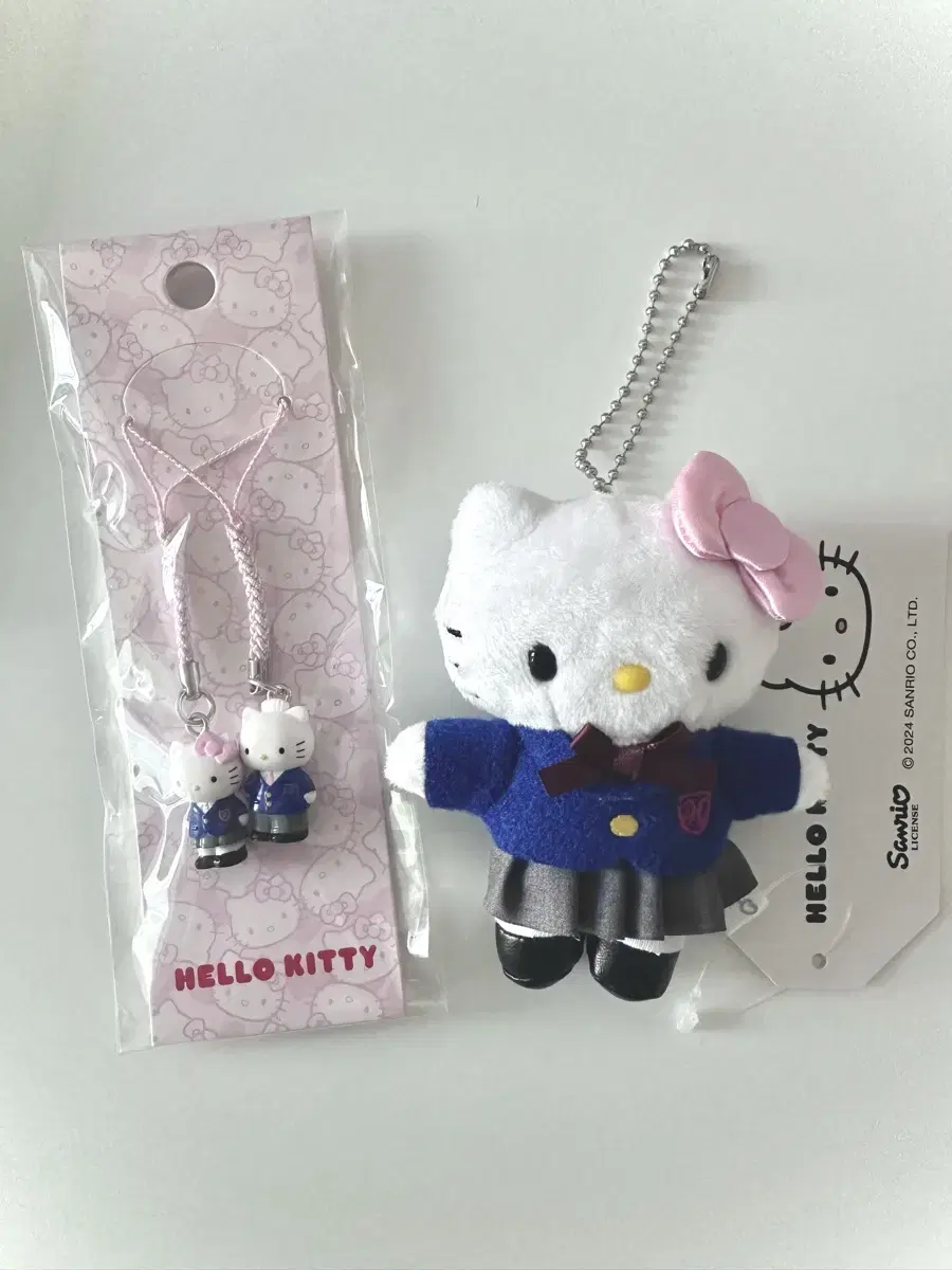 School Uniform Kitty keyring doll WTS