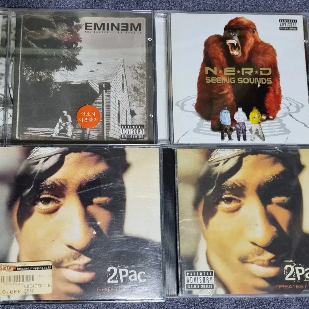 힙합 CD 제이지 에미넴 N.E.R.D 2PAC 투팍