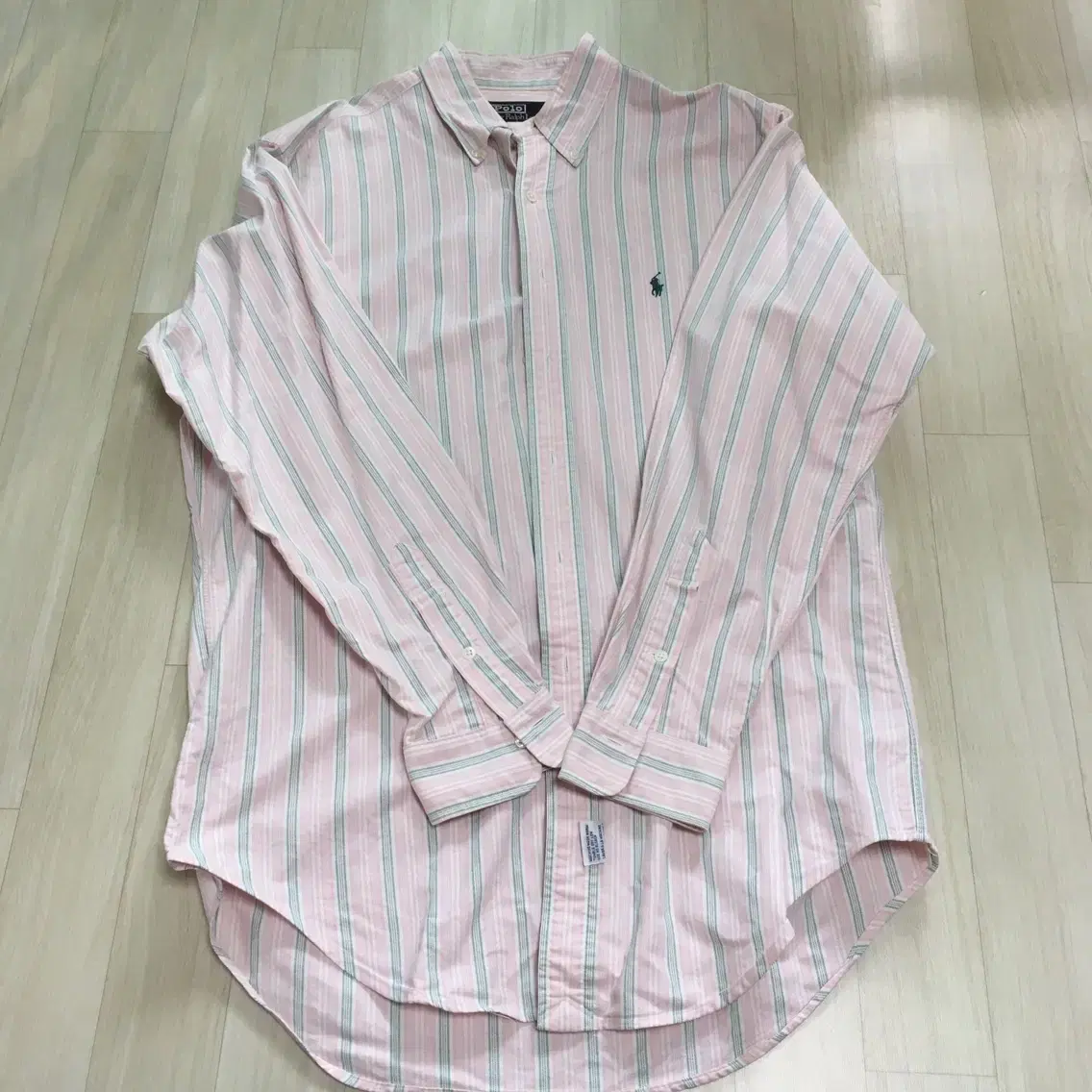 [105~] Polo Ralph Lauren Pink Striped Shirt