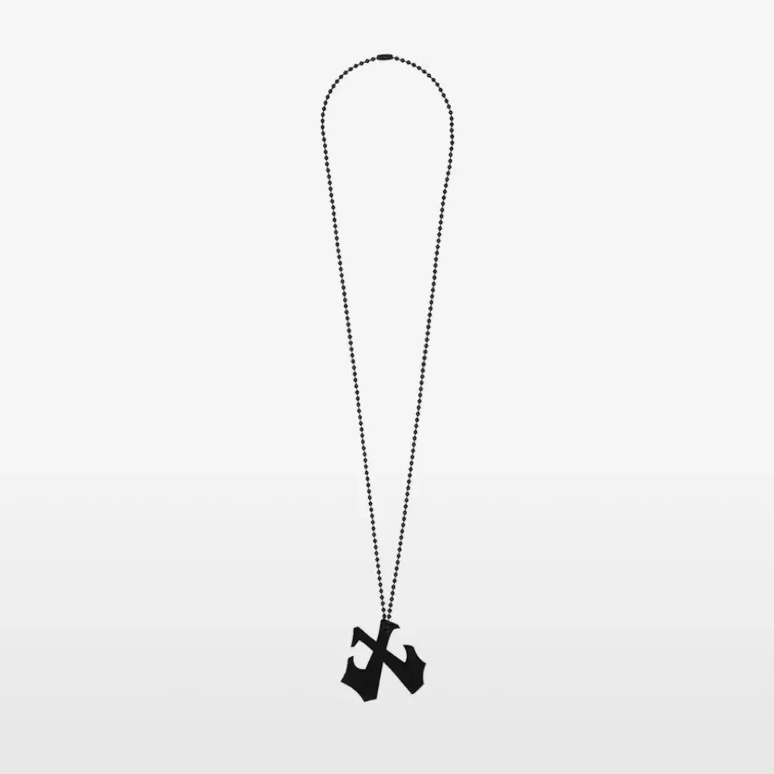 배송비 포함) 엘이이와이 ACRYL LOGO NECKLASE BLACK