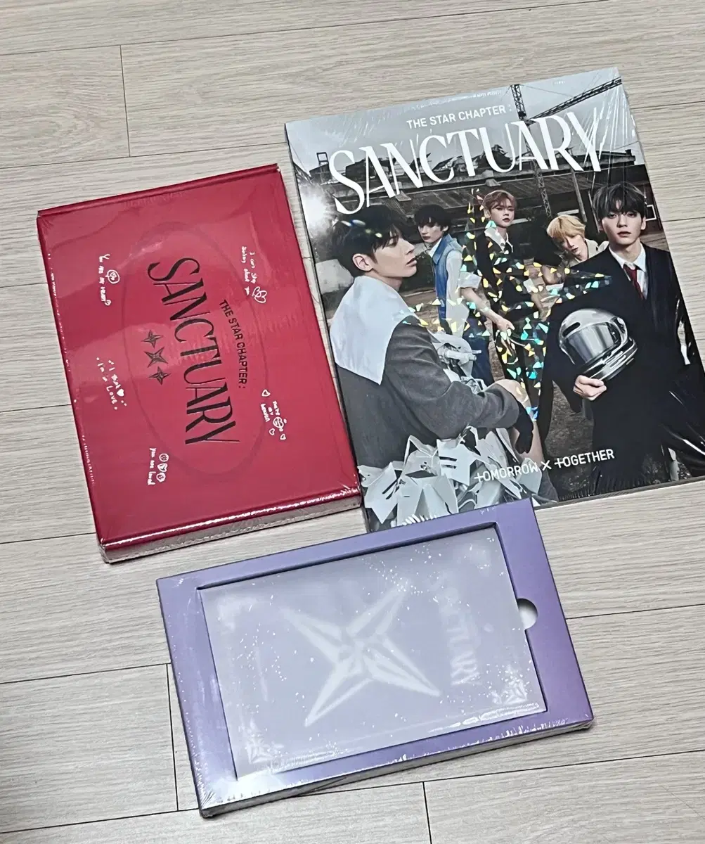 txt sanctuary album sealed set wts (pre-order benefitX)