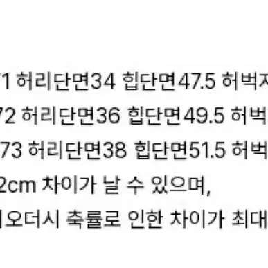 블루브릭 데님 새상품 3사이즈