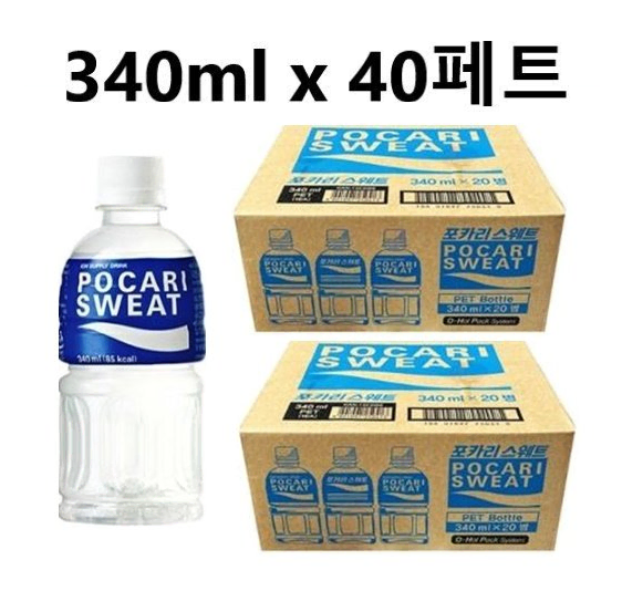 무료배송-포카리스웨트 340ml 40펫 (20펫 2박스)