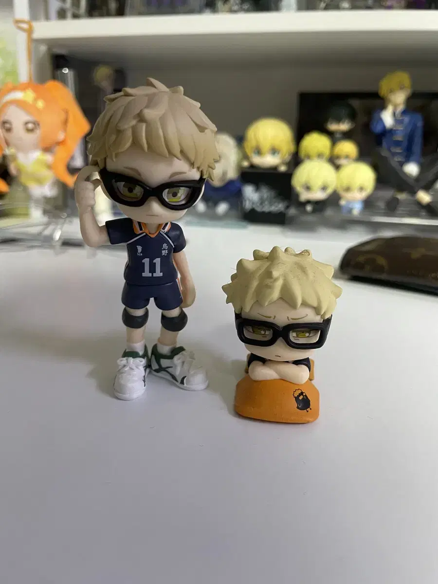 Haikyuu Tsukishima Falbus Figures in Bulk