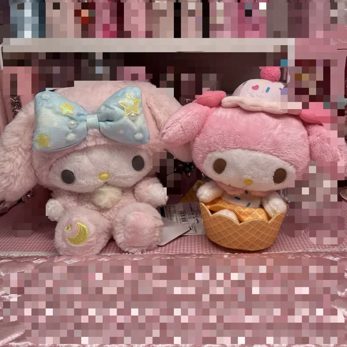 Sanrio Mymelody Healing Doll. Waffle Mymelody Sister doll in bulk.