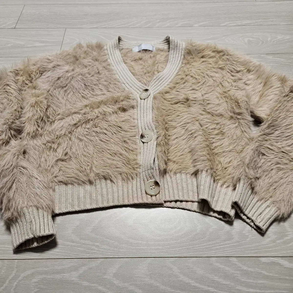 Nanning Gu cropped cardigan size 55