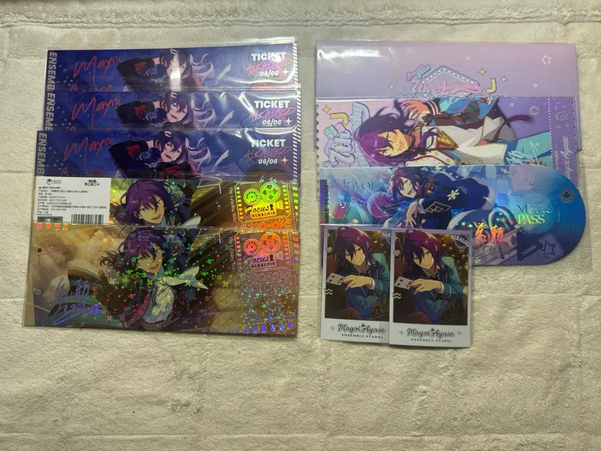 Ensemble Stars Record Ticket Symphony Ticket 7th Anniversary Ticket polaroid Maya Semayoi Bulk