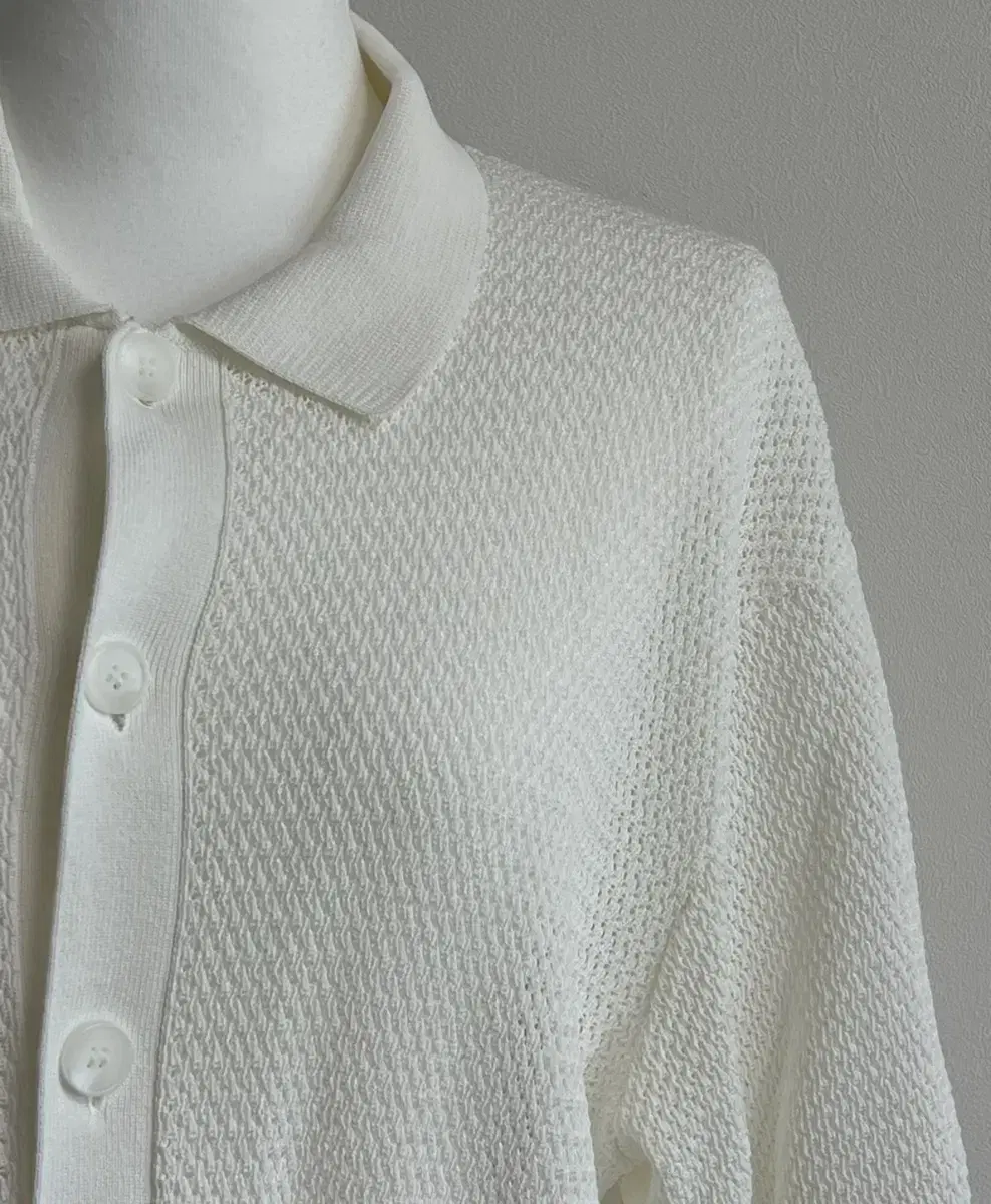 Moo Gentlemen's Standard Short Sleeve Knit Cardigan White M Size 59,900won