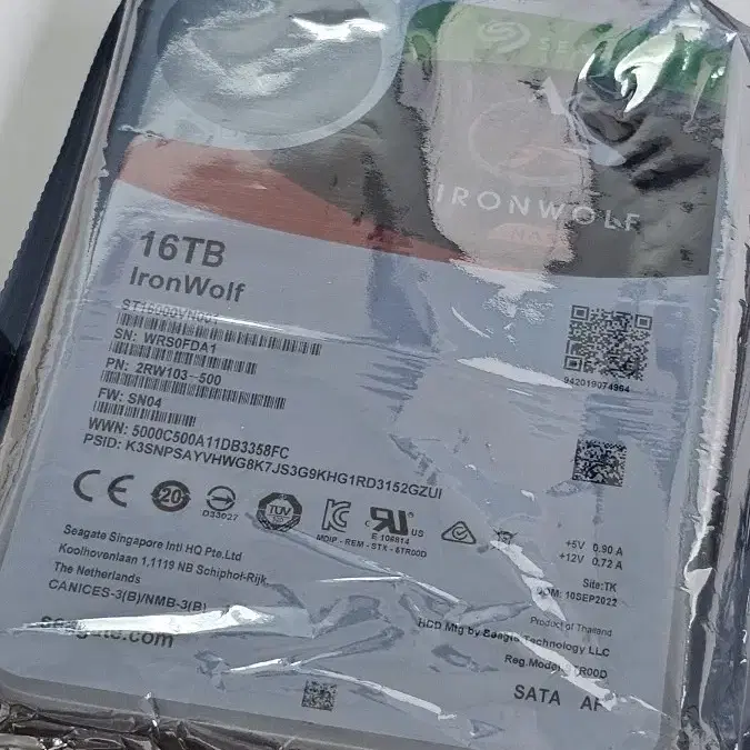 씨게이트 아이언울프 NAS HDD 16테라