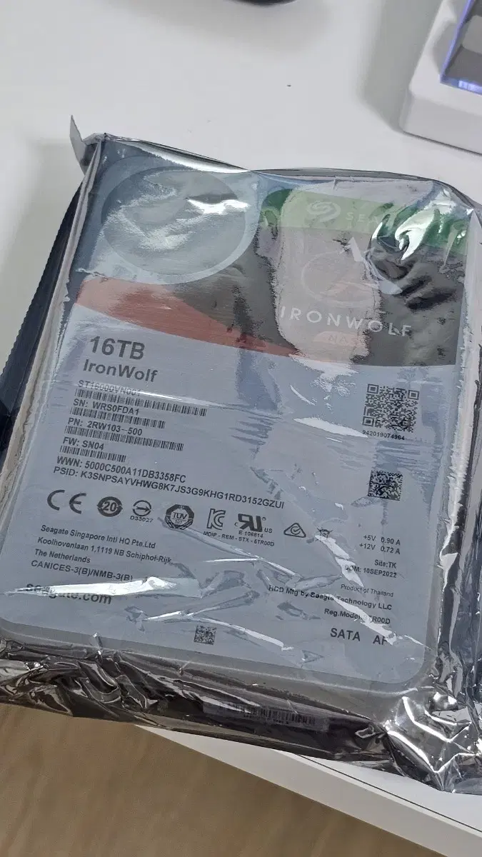 씨게이트 아이언울프 NAS HDD 16테라