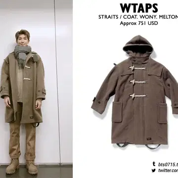 WTAPS ダッフルコート 17aw STRAITS COAT WTAPS ダッフルコート 17aw STRAITS COAT（ダブルタップス