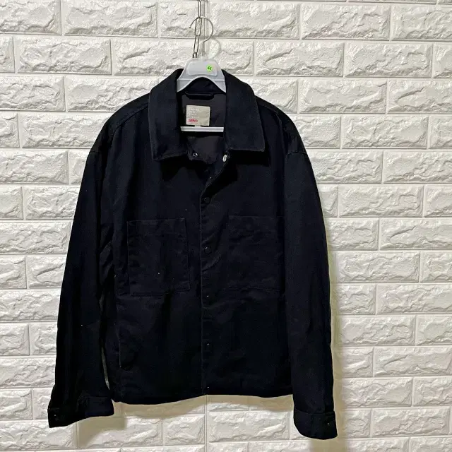 44 spao Men's black denim jacket