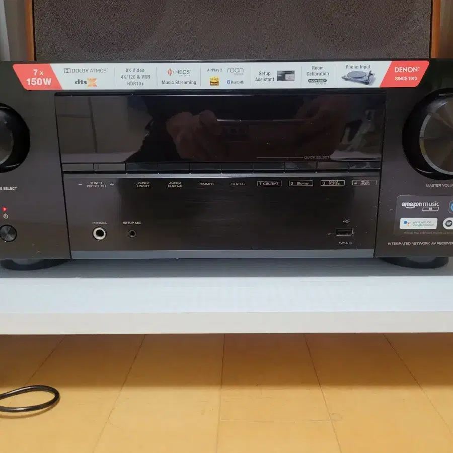 데논 8k 리시버 avr-x2700h 입니다