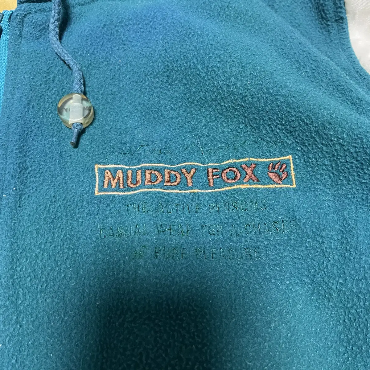 muddy fox 폭스 빅로고 후드점퍼(L)