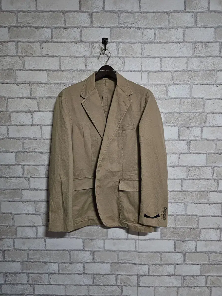 Polo Ralph Lauren Beige twill blazer jacket