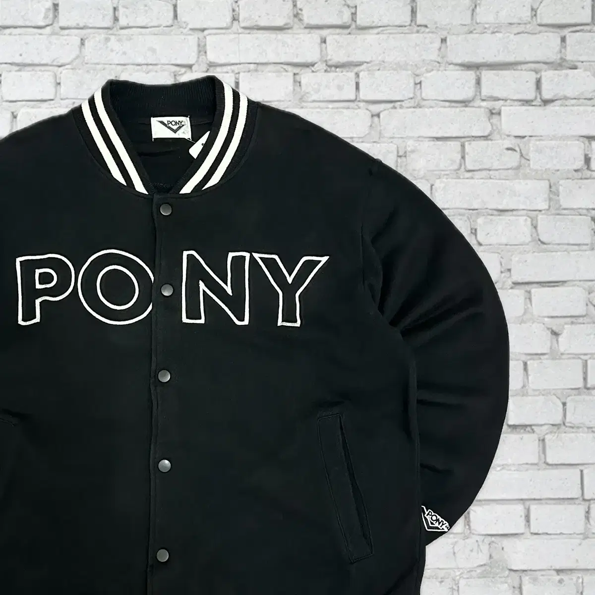 (1487) PONY 빈티지 야구점퍼 바시티자켓 4XL