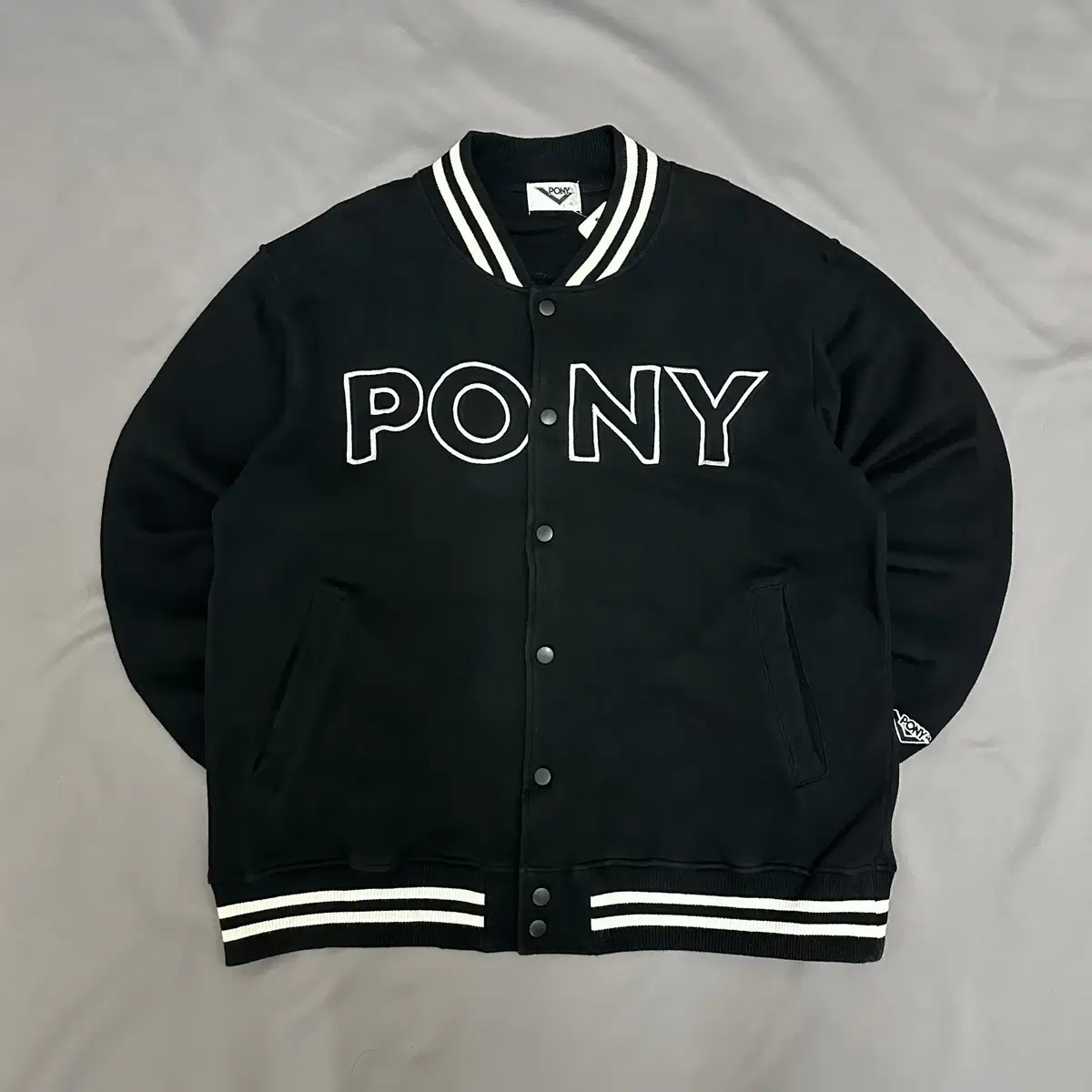 (1487) PONY 빈티지 야구점퍼 바시티자켓 4XL