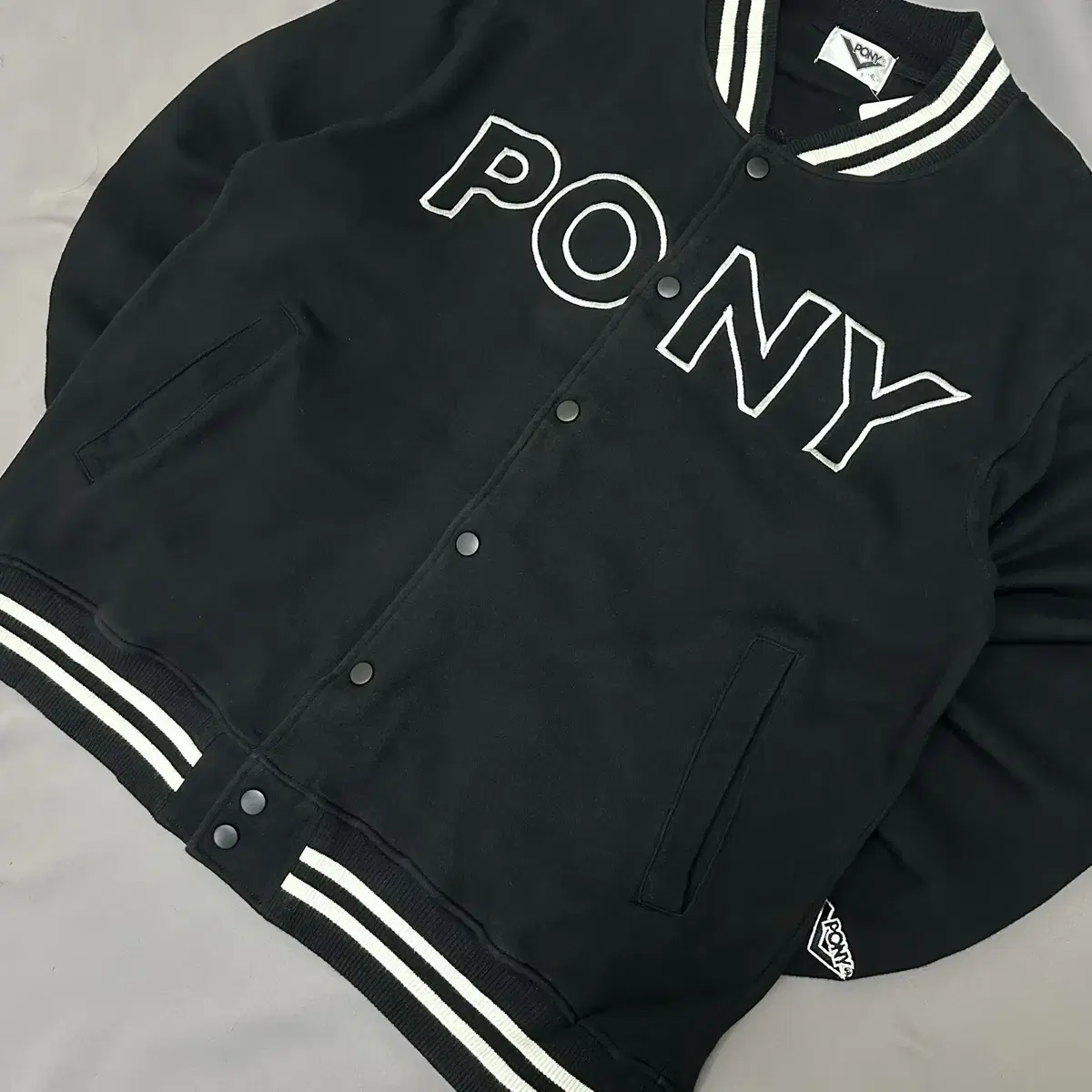 (1487) PONY 빈티지 야구점퍼 바시티자켓 4XL