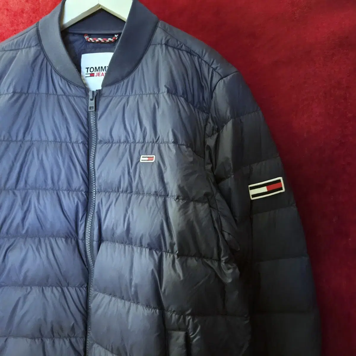 TOMMY JEANS  라이트다운 봄버 자켓  L size