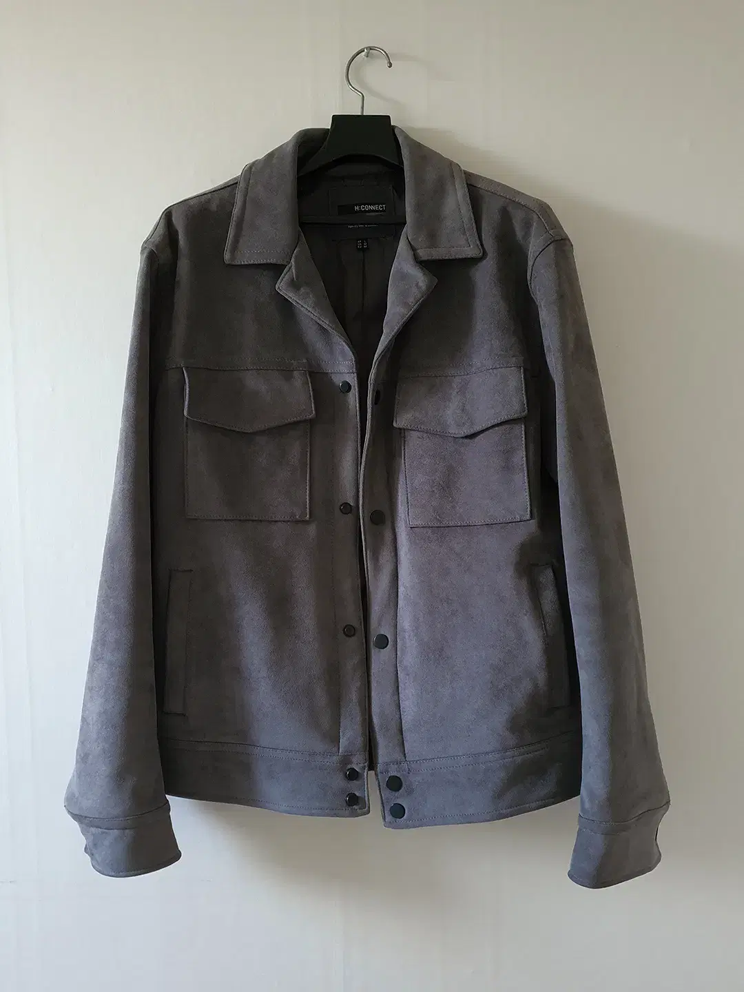 H-Connect Suede Trucker Jacket size L