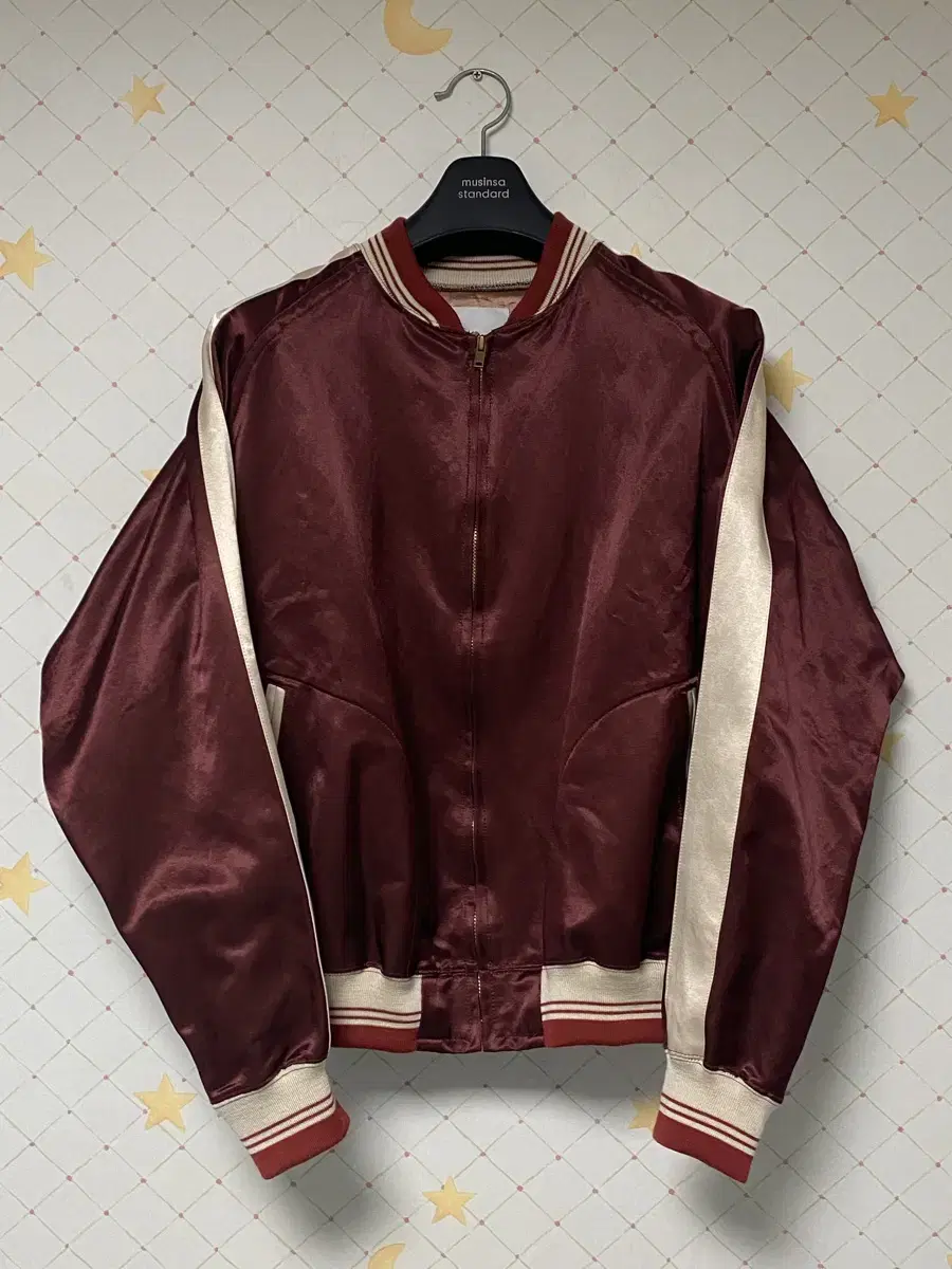 M)Bauwau Satin Sports Jacket