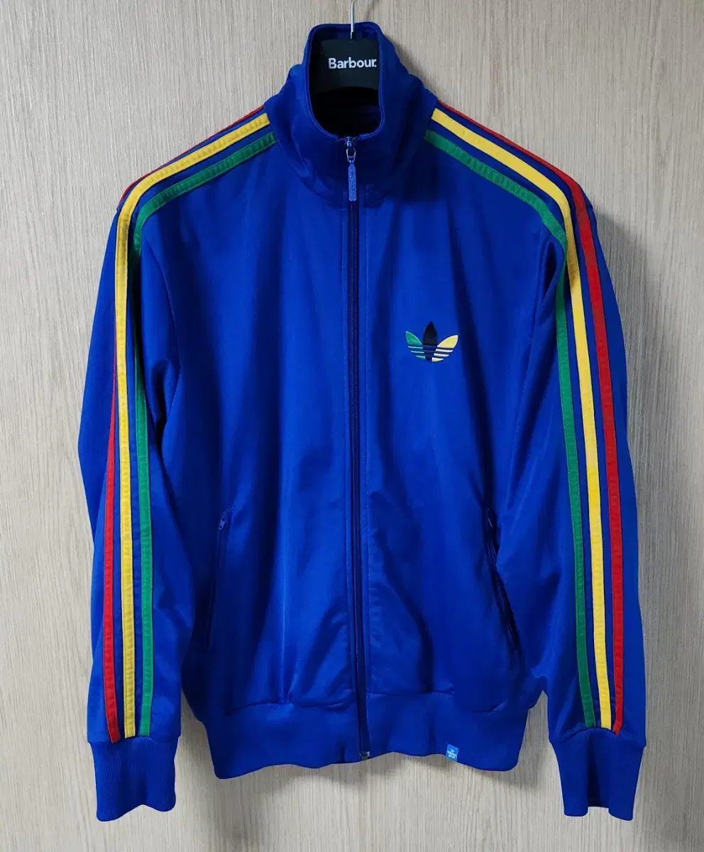 (pictured) Adidas Firebird Jersey Track Top